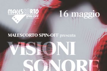 Locandina dell'evento "Visioni Sonore"